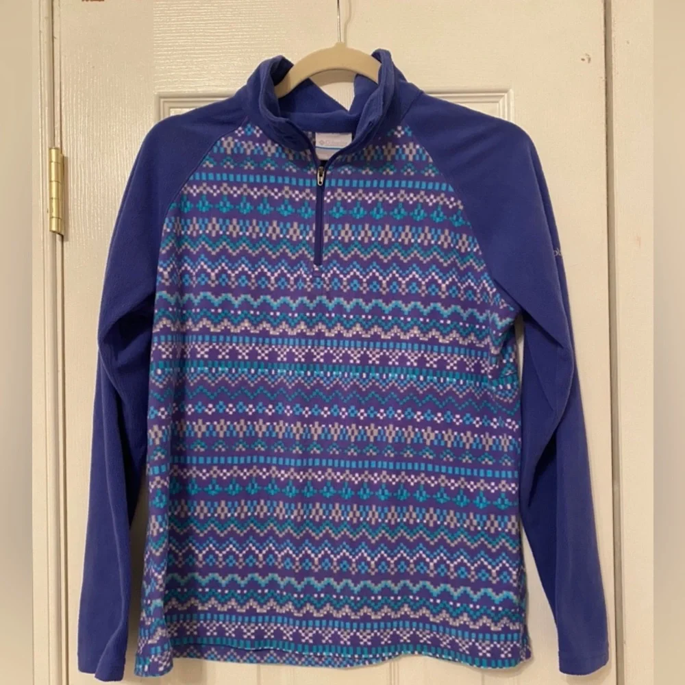 Girls Columbia Quarter Zip Fleece